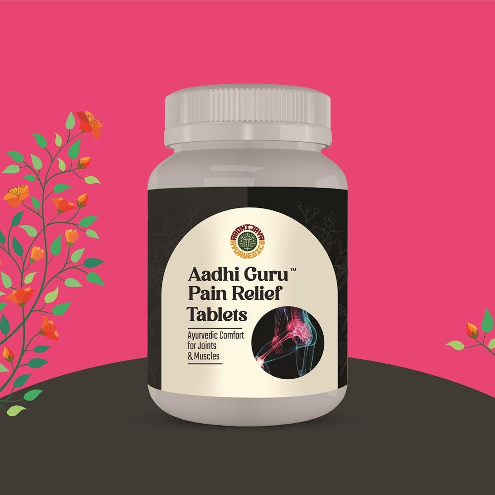 Aadhi Guru Pain Relief Tablets (pack of 2 bottles )