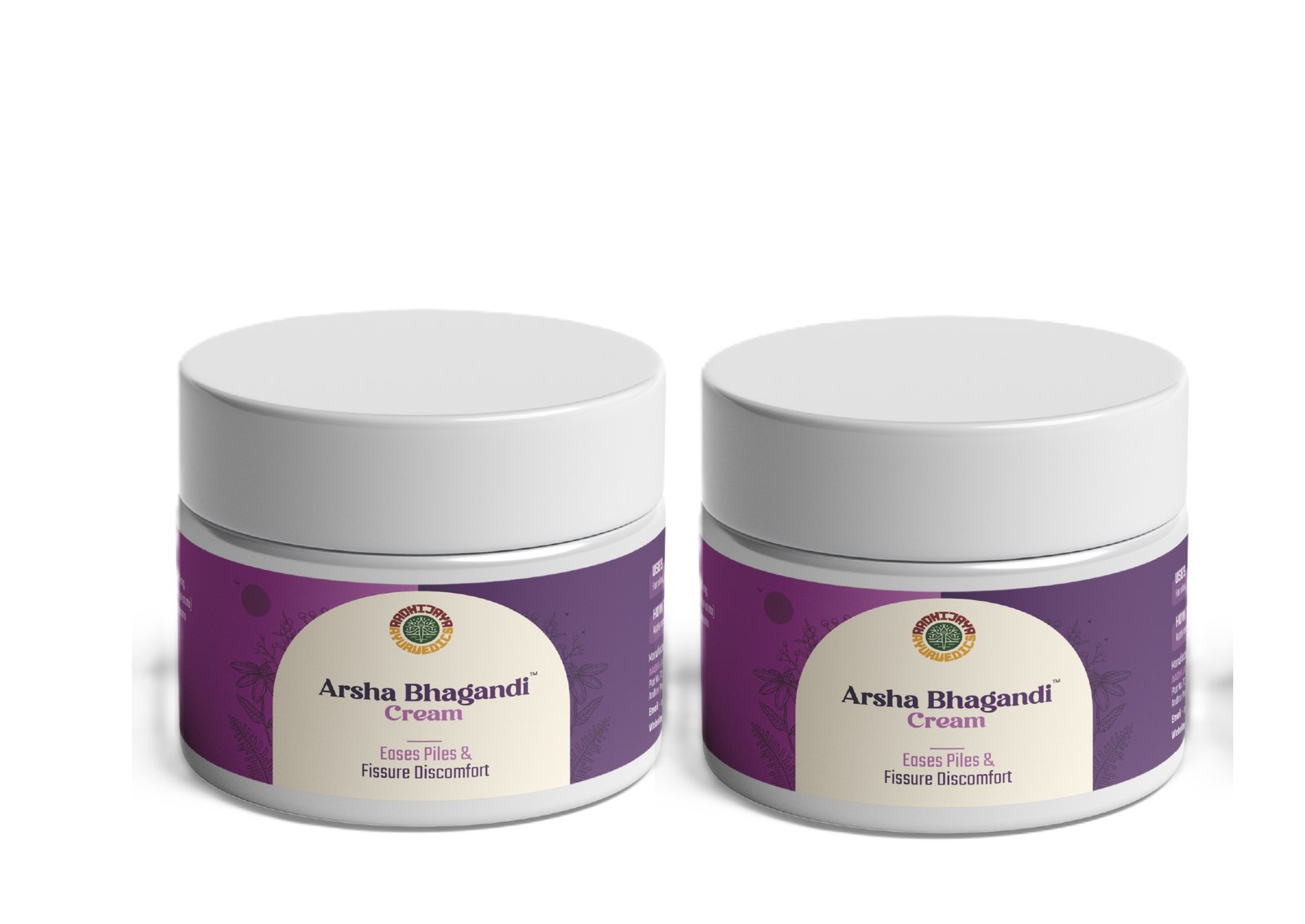 Arsha Bhagandi Cream (pack of 2 bottles-25 grams each) - Image 2